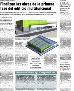 Multifuncional de San Clemente Proyecto de climatización 3